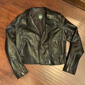 Faux leather jacket Wild Fable